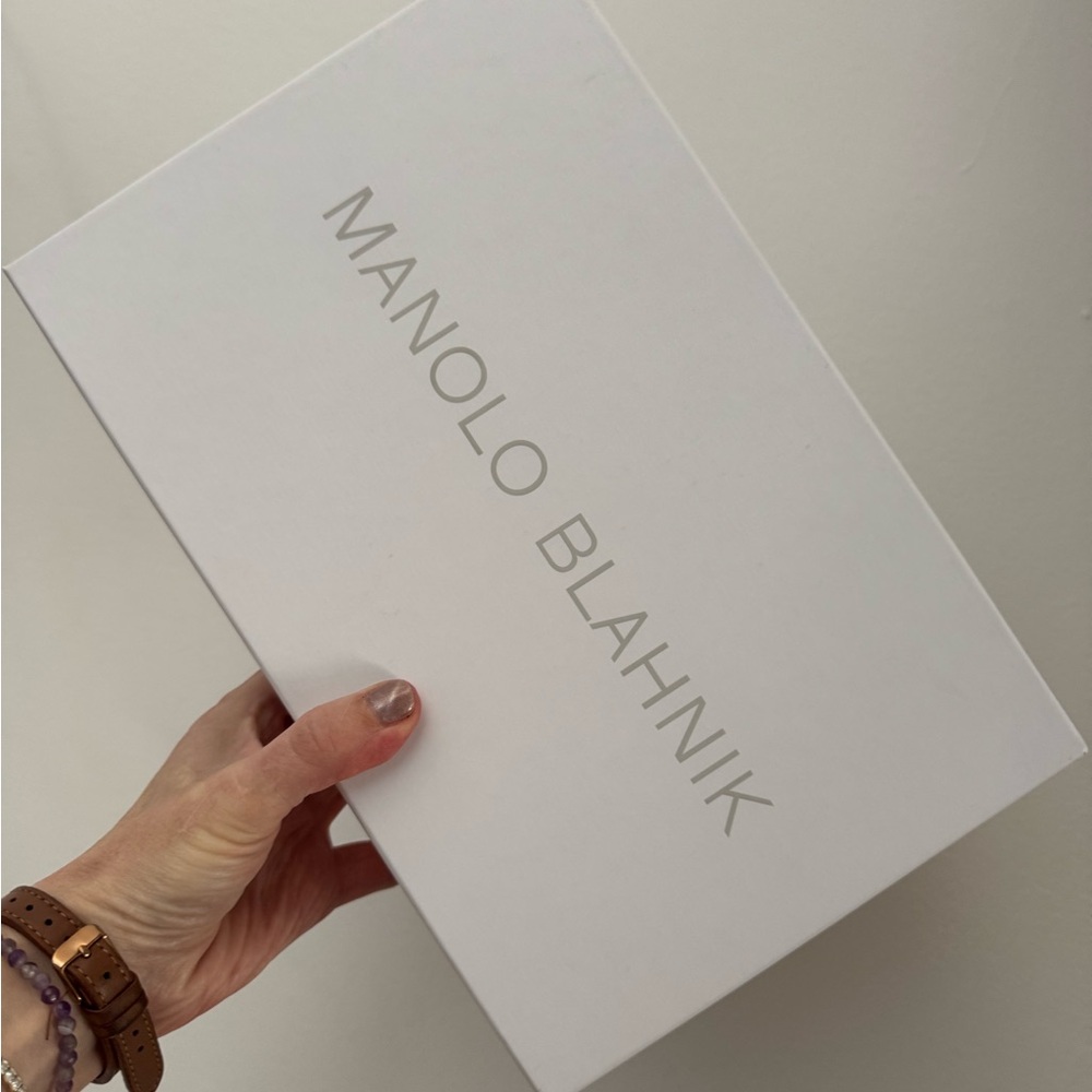 Manolo Blahnik White Shoe Box
